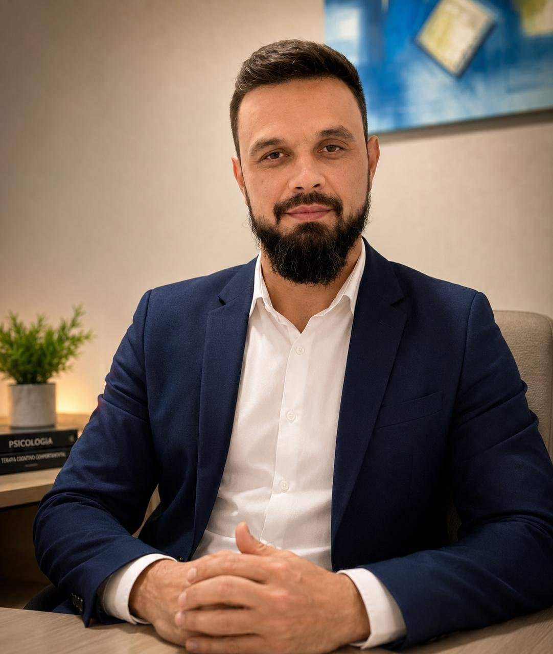 Lucas Rogero Ribeiro no consultório